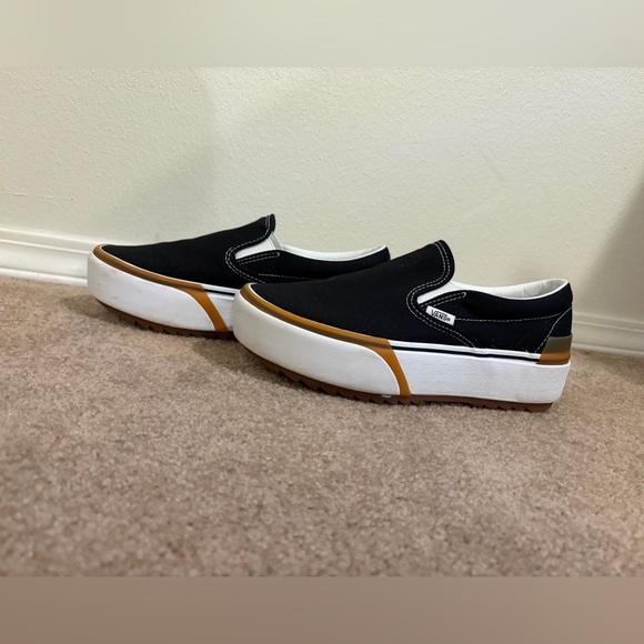Vans Slip On Black Shoes - Picture 3 of 5